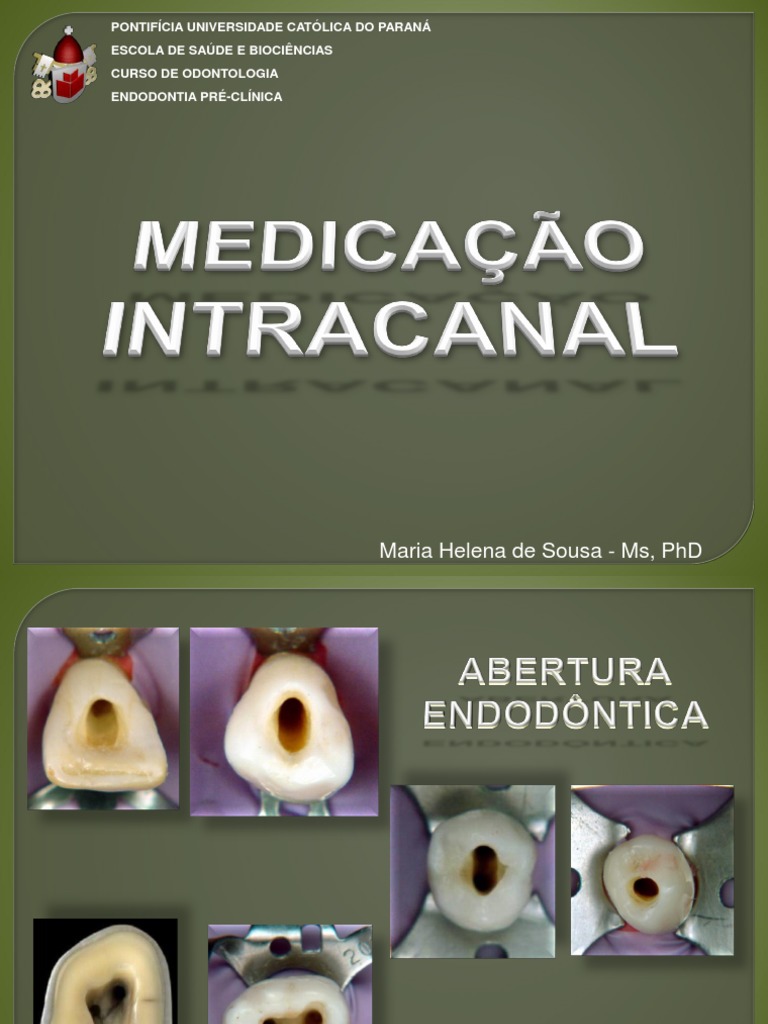 Medicações Intracanais em Endodontia | PDF