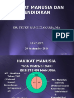 Hakikat Manusia Dan Pendidikan