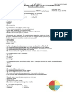 Evaluación de Proceso Ciencias 8° Año