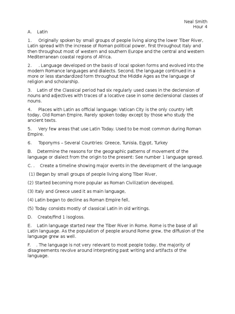 Latin | PDF | Travel | Language Arts & Discipline