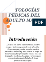 Patologías Pedicas Del Adulto Mayor