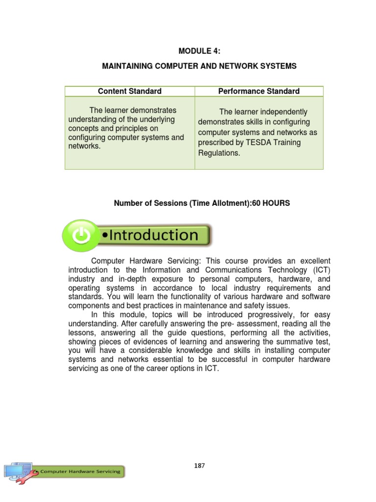 Computer and Network Maintenance Guide | PDF | Personal Computers ...