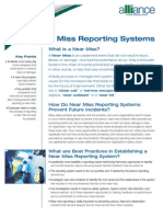 Near Miss Reporting Systems