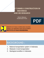 Perkembangan Terowongan Di Indonesia - Seminar Bina Konstruksi12052015