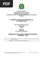Comissão Permanente Senado Federal 2014