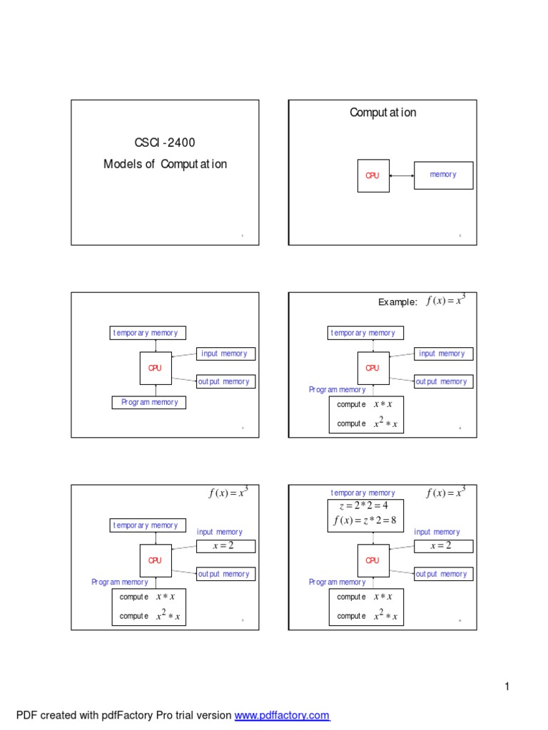 Understanding Models of Computation | PDF