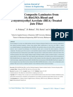 Hybrid Composite Laminates From Esoa-Bisgma Blend and 2-Hydroxyethyl Acrylate (Hea) Treated Jute Fiber