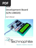 User Manual - SN-138020 - Atmega-8 Mother Board