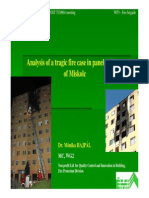 Analysis of A Tragic Fire Case in Panel Building Miskolc Hungary