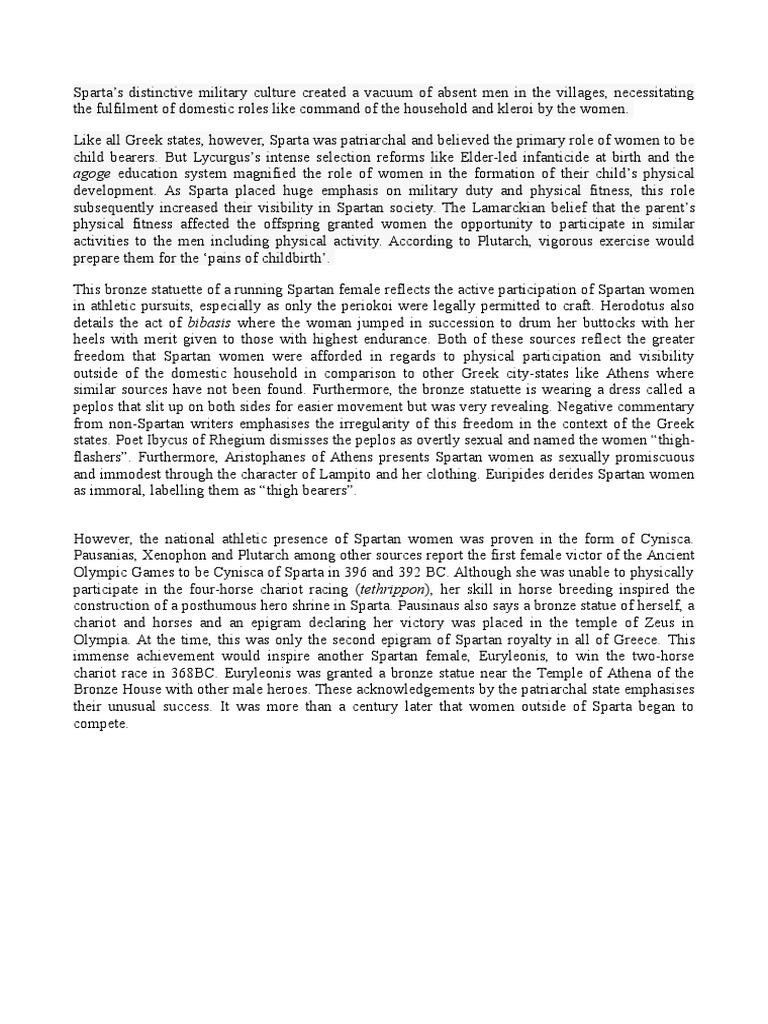 Athenian women treated picture