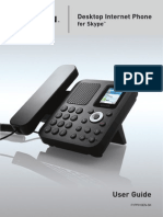 Belkin Desktop Internet Phone - Skype User Guide Pm00284ea - F1pp010en-Sk - Uk