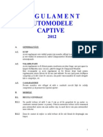 Regulamentul CN Captive 2012