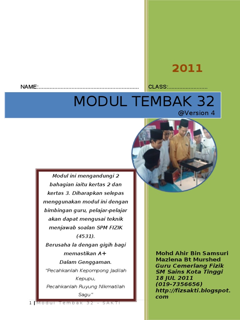 Tips Physics Spm Success Modul Teknik Menjawab Kertas 2 Dan 3 Pdf Gaya Tes Penilaian