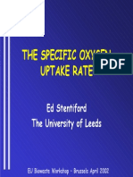 The Specific Oxygen Uptake Rate