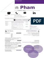 Yen Pham - CV Design