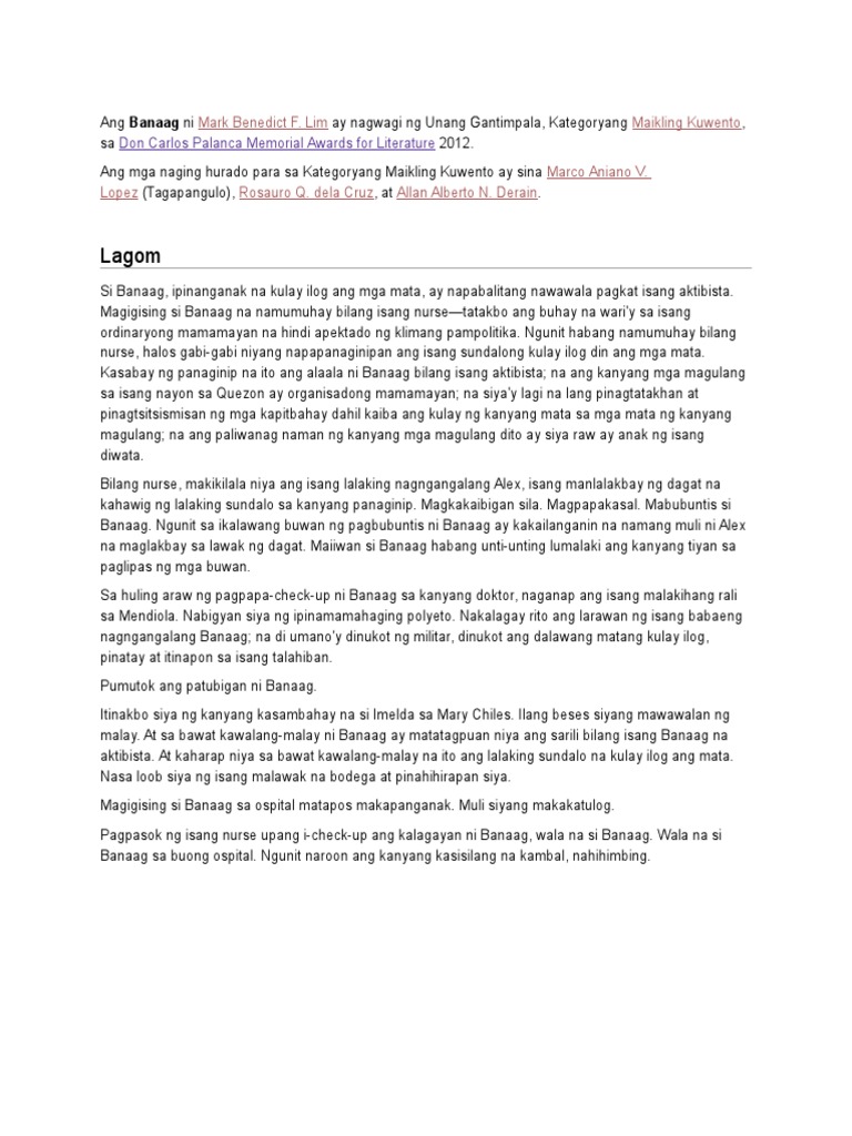 Ang Banaag | PDF
