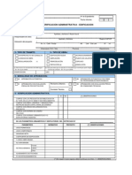 Formato Informe de Verificacion Administrativa