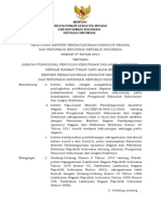 Permenpanrb 027 Tahun 2013 - Jabatan Fungsional Penyuluh Kehutanan Dan Angka