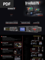DriveRack PA2 Quick Start 5033257-C Original