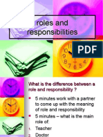 Roles and Responsibilities