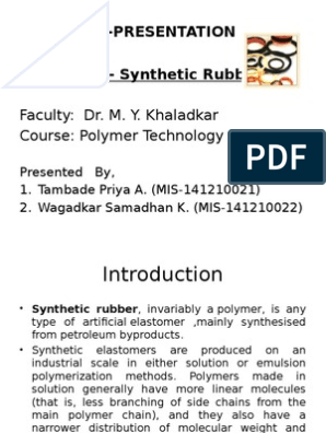 A Quick Guide to the Different Types of Rubber Elastomers