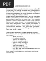 ORAÇÃO  LIBERTAR OS ELEMENTAIS