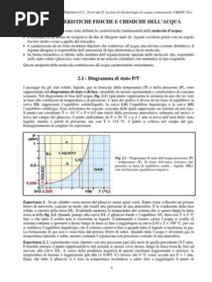 Caratteristiche Fisiche E Chimiche Dellacqua