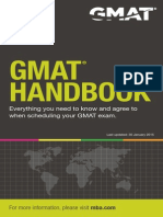 Gmat Handbook: Everything You Need To Know and Agree To When Scheduling Your GMAT Exam