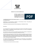 Decreto n 25.256 Revogação Afastamentos Professoress