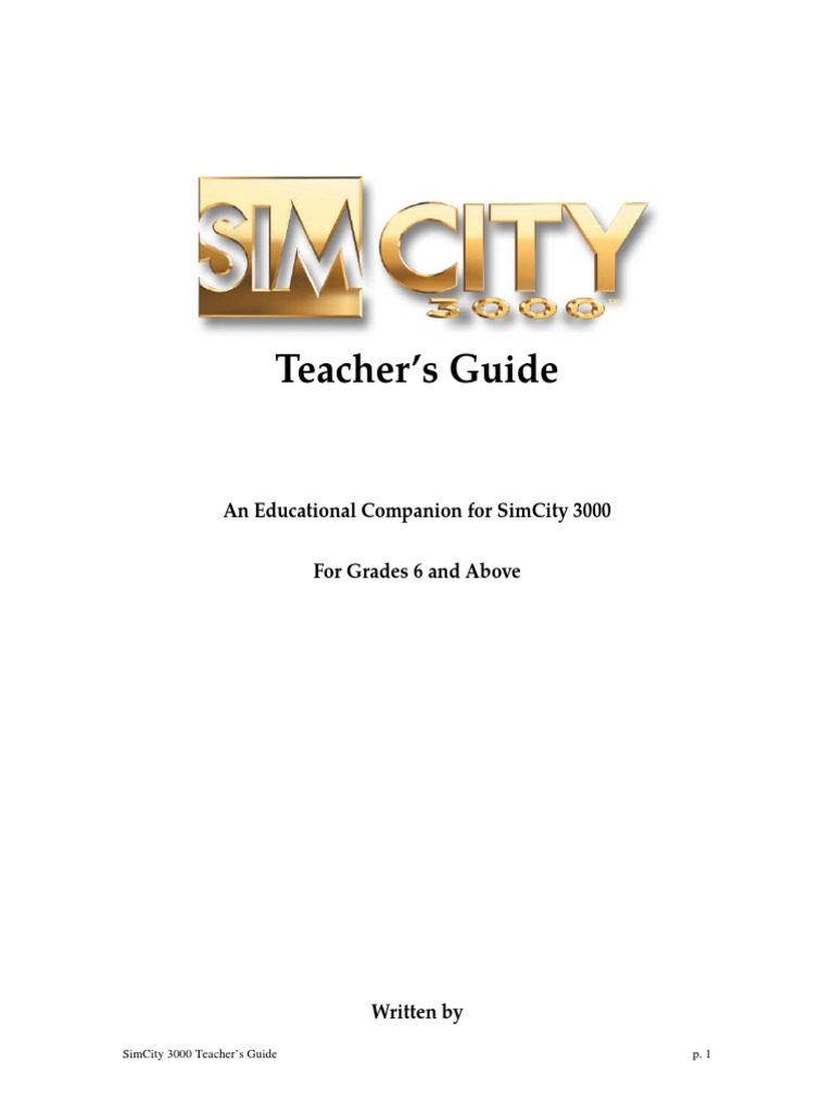 Educational Guide for SimCity 3000 | PDF | Simulation | Power Station