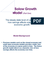 The Solow Growth Model (Part One): How Savings Affects Capital, Output and Economic Growth