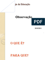 Observaç o