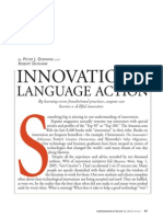 Innovation: Language Action