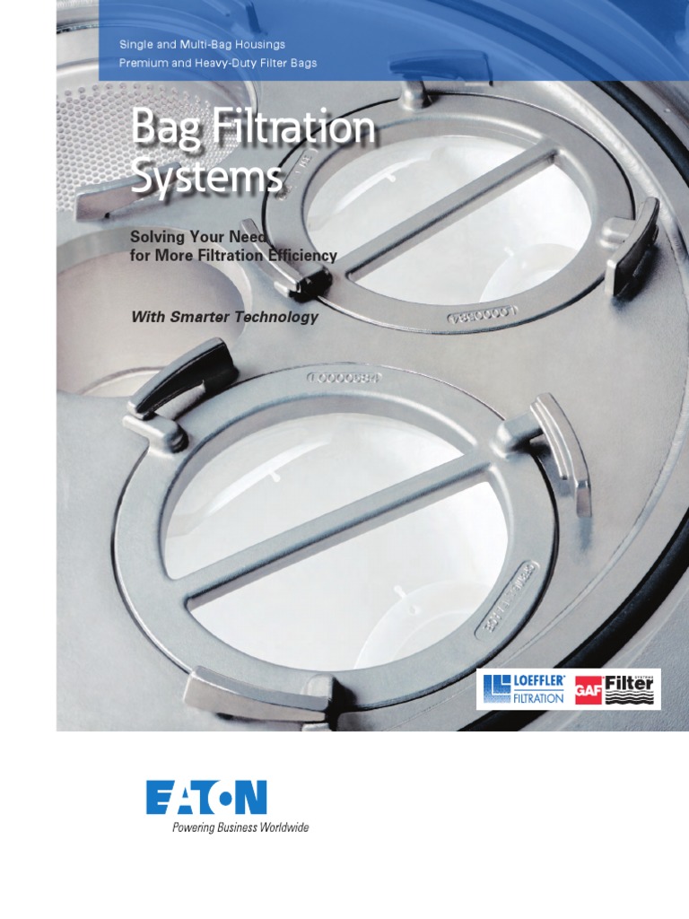 Filter Bag Systems PDF Filtration Water Purification