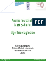 Campagnoli Anemie Microcitiche Algoritmo