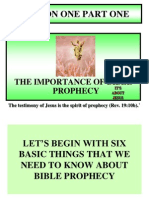 THE IMPORTANCE OF BIBLE PROPHECY