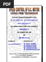 Speed Control of DC Motor-Pwm