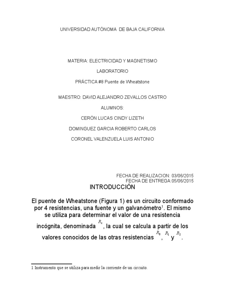 Ejercicio 8 Campos Electricos PDF Resistencia El ctrica Y