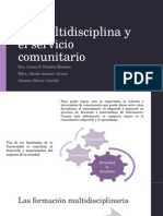 La Multidisciplina y El Servicio Comunitario