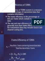 TDMA Efficency