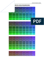 Tabla Hexadecimal