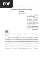 Ritch Calvin Isabella Ríos and Victuum American@ ISSN:1695-7814 Vol. III. Issue 1