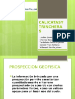 Calicatas y Trincheras