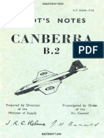 Pilot Notes Bae B 2 Canberra Flight Manual