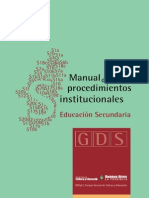 Manual de procedimientos institucionales