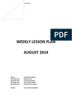 Weekly August 1W
