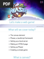 Phaser For HTML5