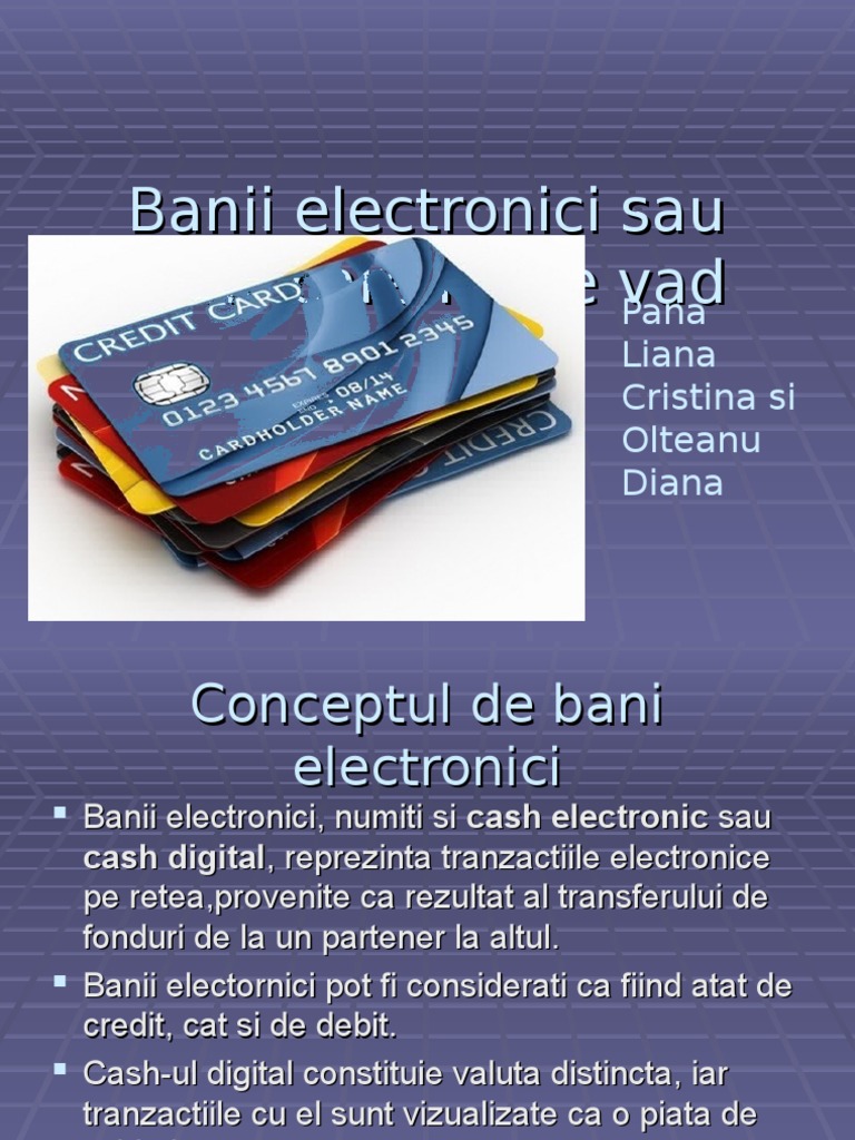 Banii Electronici | PDF