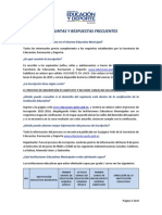 FAQ's Sobre El Ingreso Al Sistema Educativo Municipal by Secretaria de Educación Municipio de Quito