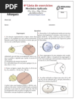 4 Lista de Mecânica Aplicada